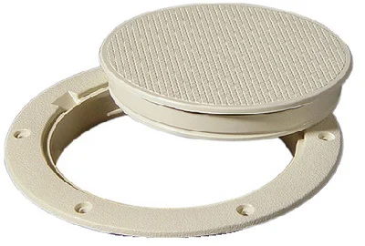 Tempress Products_Fish-On - Pry Out Deck Plate 6in White - 43190