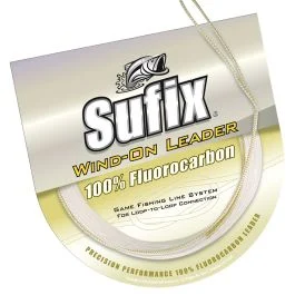 Sufix Wind-On 100% Clear Fluorocarbon Leader - 20lb - 11 yds
