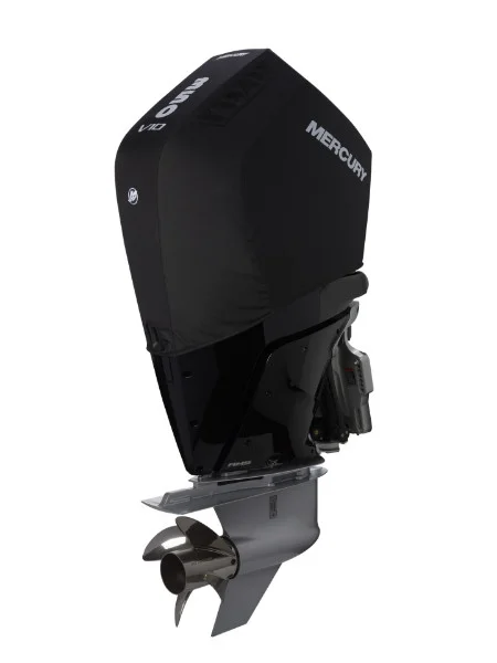 OEM Mercury 5.7L V10 350hp Verado Outboard Vented Splash Cover (Black) 8M0228524