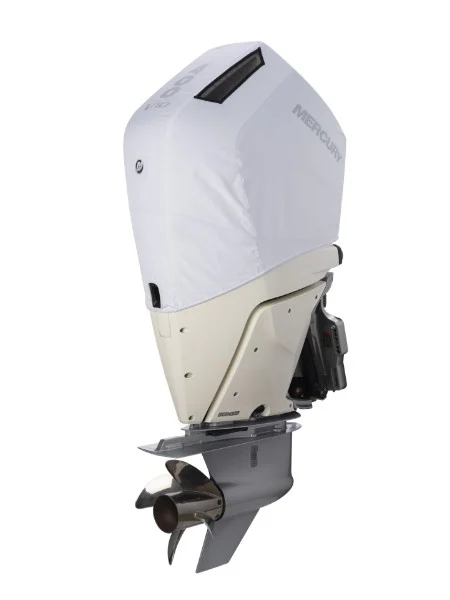 OEM Mercury 5.7L V10 400hp Outboard Vented Splash Cover (White) 8M0228527