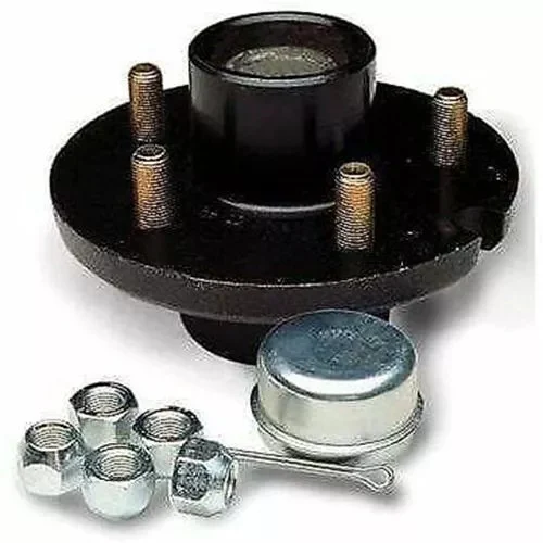 OPEN BOX Tie Down Boat Marine Trailer 1-3/8" to 1-1/16" Boxed Hub Assembly Complete 5 Bolt # 81092