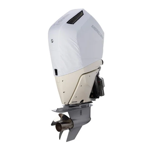 OEM Mercury 5.7L V10 350hp Outboard Vented Splash Cover (White) 8M0228525