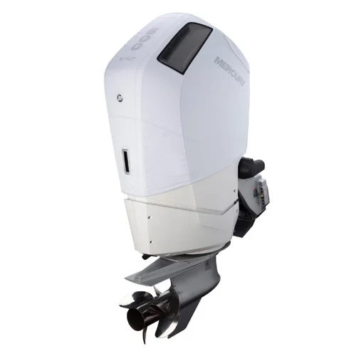 OEM Mercury 7.6L V12 600hp Outboard Vented Splash Cover (White) 8M0228529