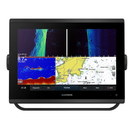 Garmin GPSMAP® 1223xsv GPS/Chartplotter, w/SideVü, ClearVü and Traditional CHIRP Sonar & Worldwide Basemap 010-02367-02