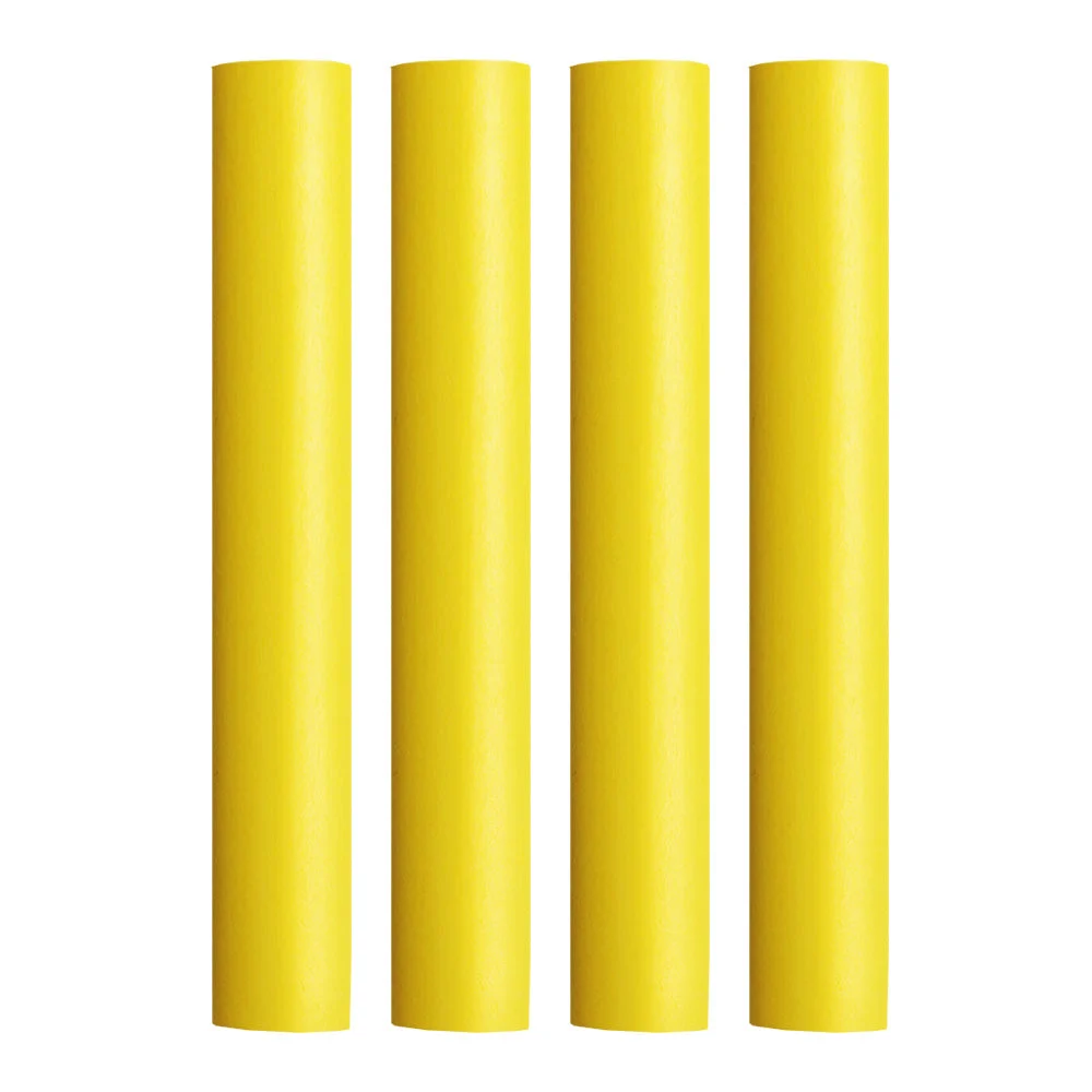 Pacer Battery Cable Heat Shrink Tubing - 3/4" x 12" - Yellow (4-Pieces)
