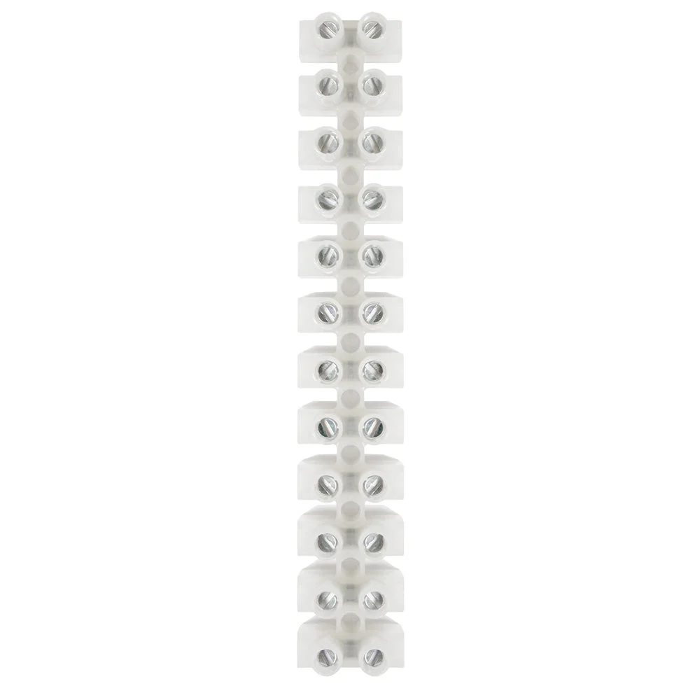 Pacer 40A Euro Style Terminal Block - 12 Positions - 5 Pack