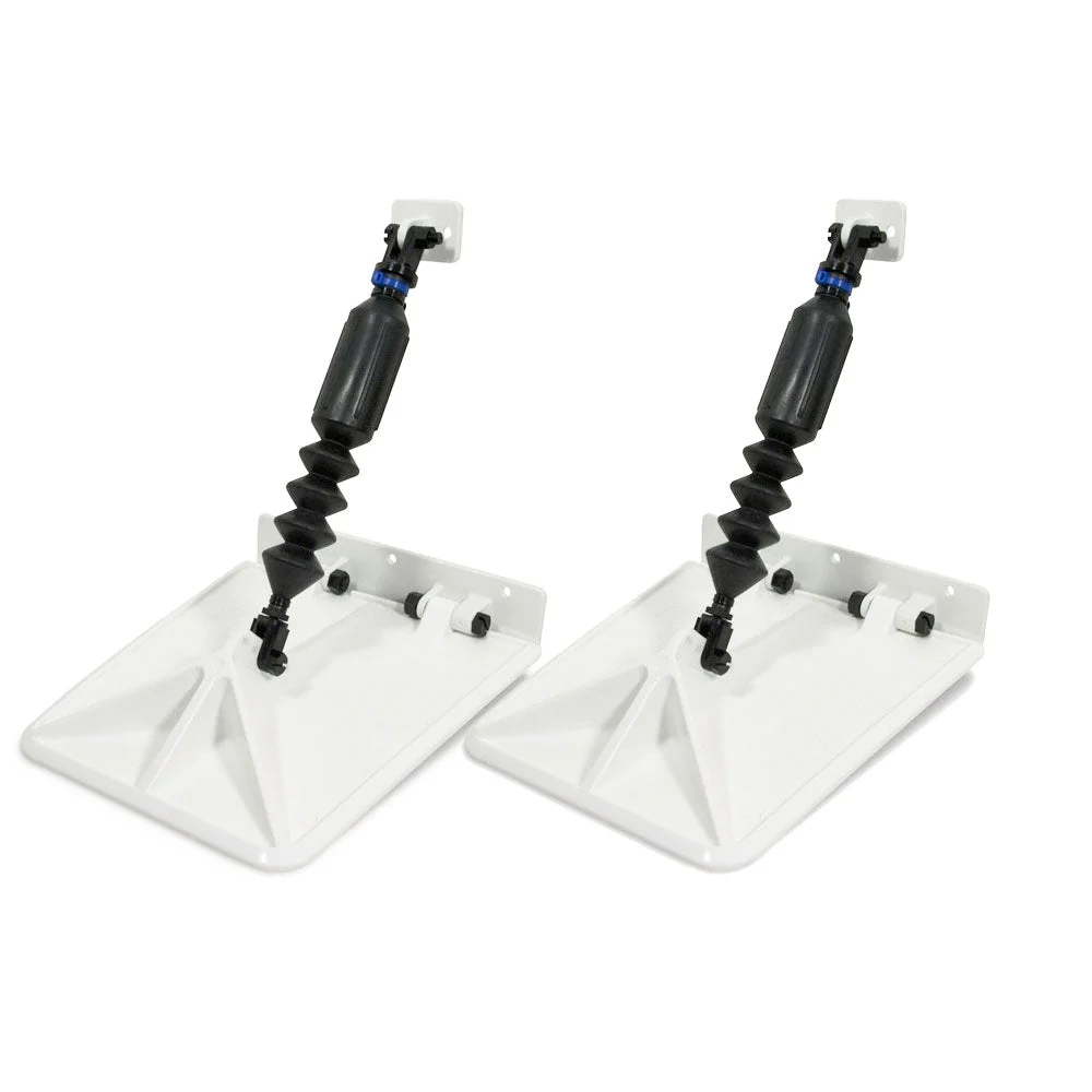 Lectrotab Smart Tabs SX 9.5” x 10” f/18-20’ Boat w/150 - 240HP - White