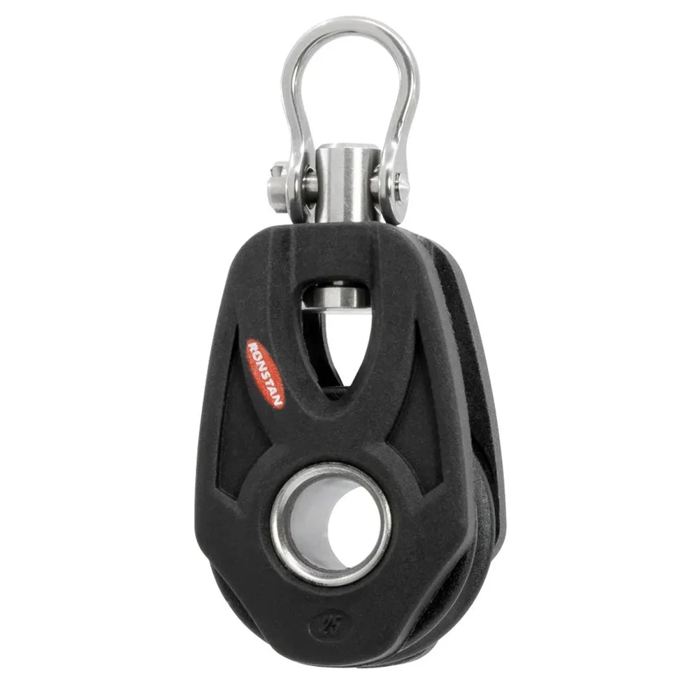 Ronstan Series 25 Ball Bearing Orbit Block™ - Becket & Swivel Shackle