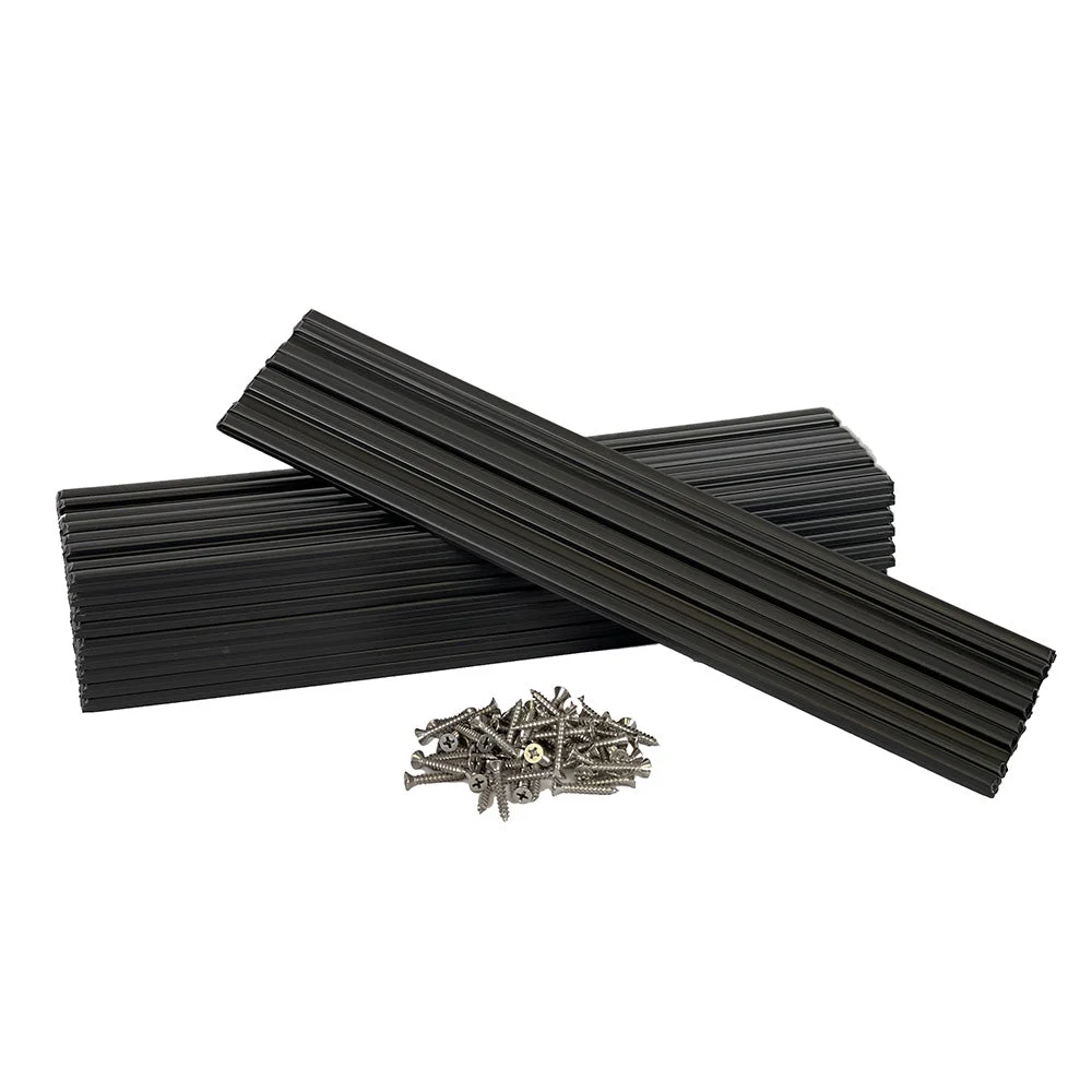 Caliber Marine Slides 3"x15" Black *10-Pack