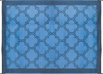 Camco - Outdoor Mat 6'x9' Blue/blue - 42876