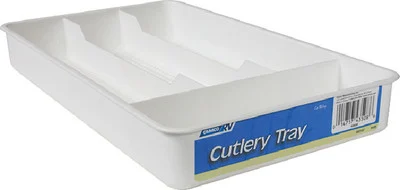 Camco - Cutlery Tray White 7in X 11in - 43508