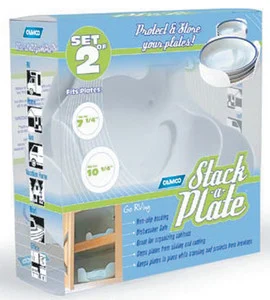 Camco - Stack-a-plate Set Of 2 White - 43601