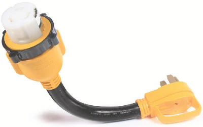 Camco - 50m Amp Std/50f Adtpr 18in Cor - 55552