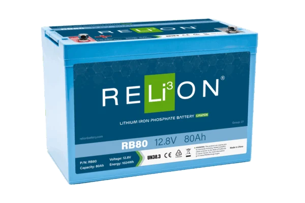 Relion 12.8V 80Ah 4Sc Lifepo4 – Marine Electrical Replacement Part