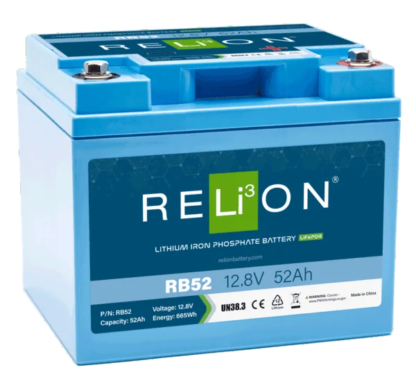 Relion 12.8V 52Ah 4Sc Lifepo4 – Marine Electrical Replacement Part