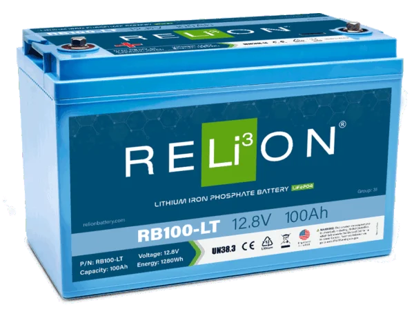 Relion 12.8V 100Ah Lt Lifepo4 – Marine Electrical Replacement Part