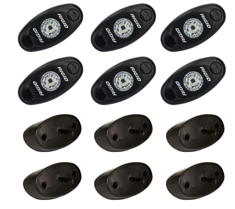 Rigid Ind Rock Light Kit Cw /6 – Marine Electrical Replacement Part