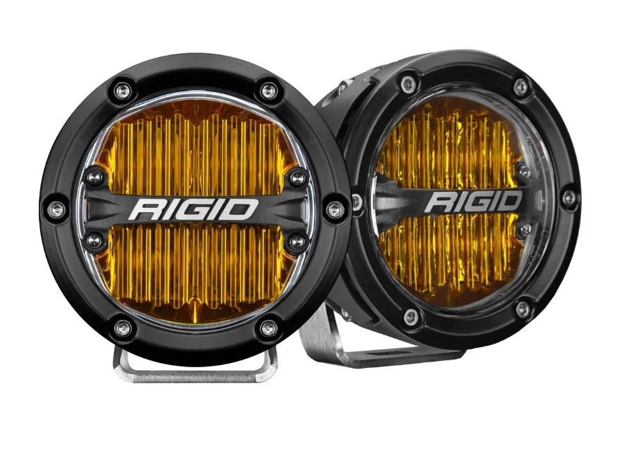 Rigid Ind 360-Series Pro Sae Fog Yellow Pair – Marine Boat Replacement Part