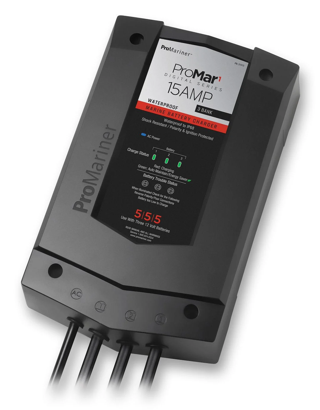 Pro Mariner Promar 1 Ds Marine Bc15 Amp 3-Outp