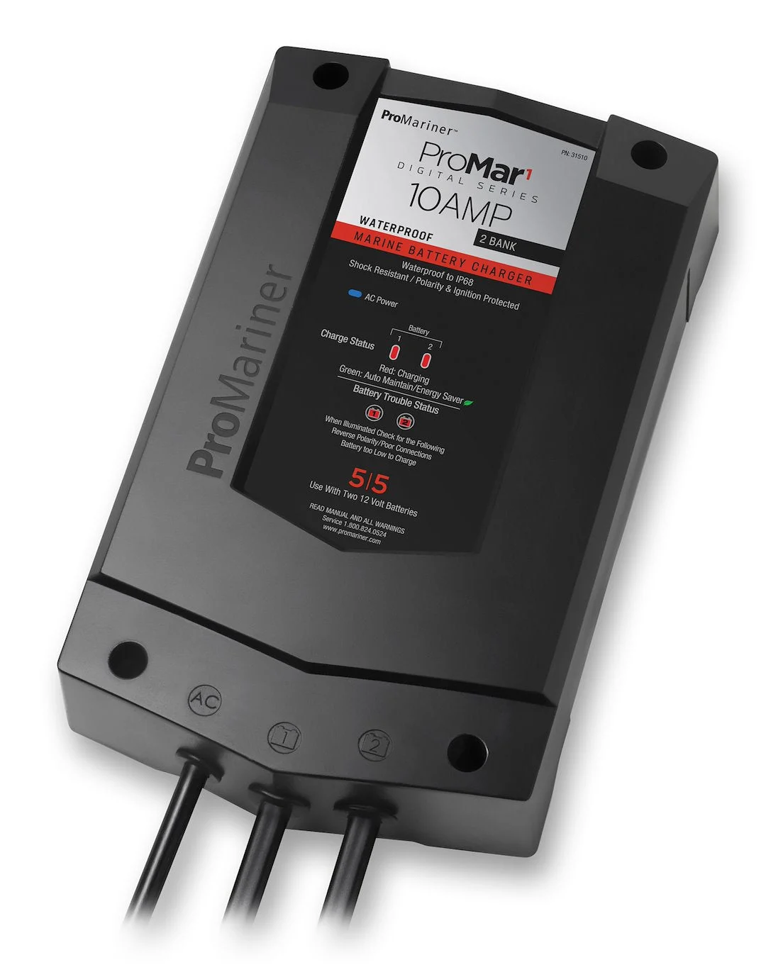 Pro Mariner Promar 1 Ds Marine Bc10 Amp 2-Outp