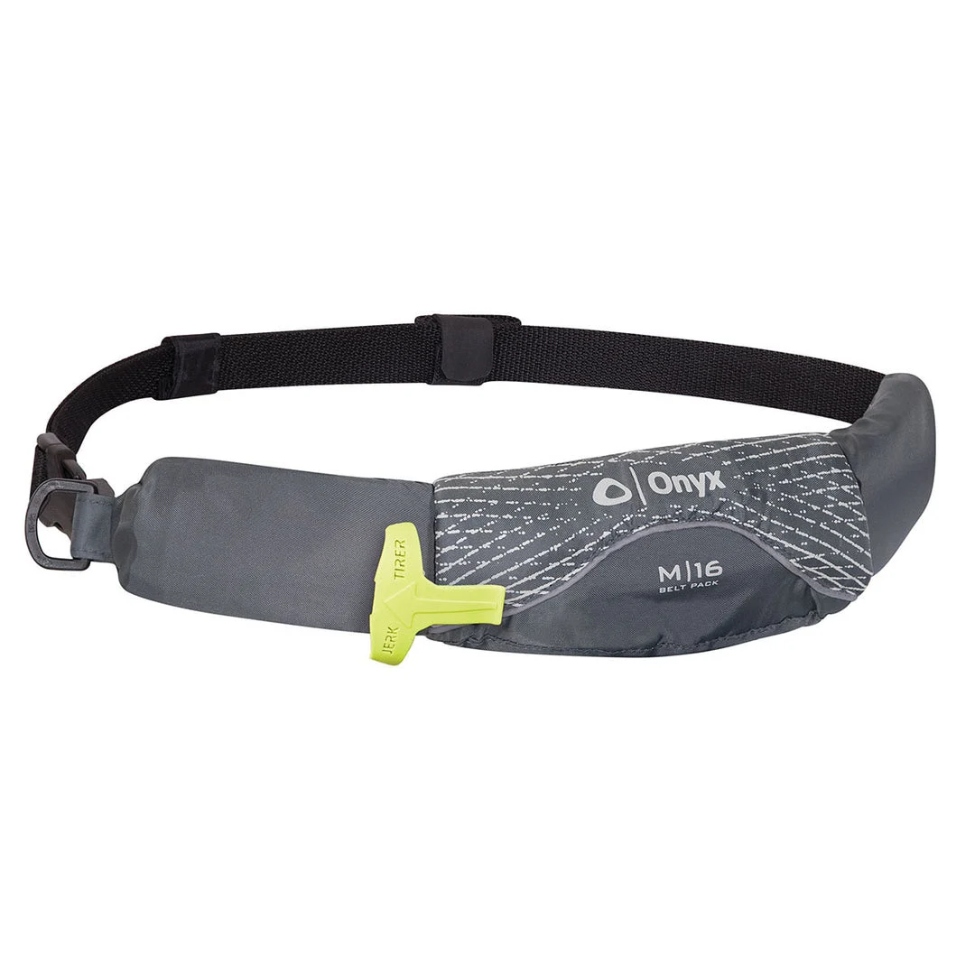 Onyx Outdoor M-16 Manual Inflatable Belt Pck Gry – Marine Boat Replacement Part