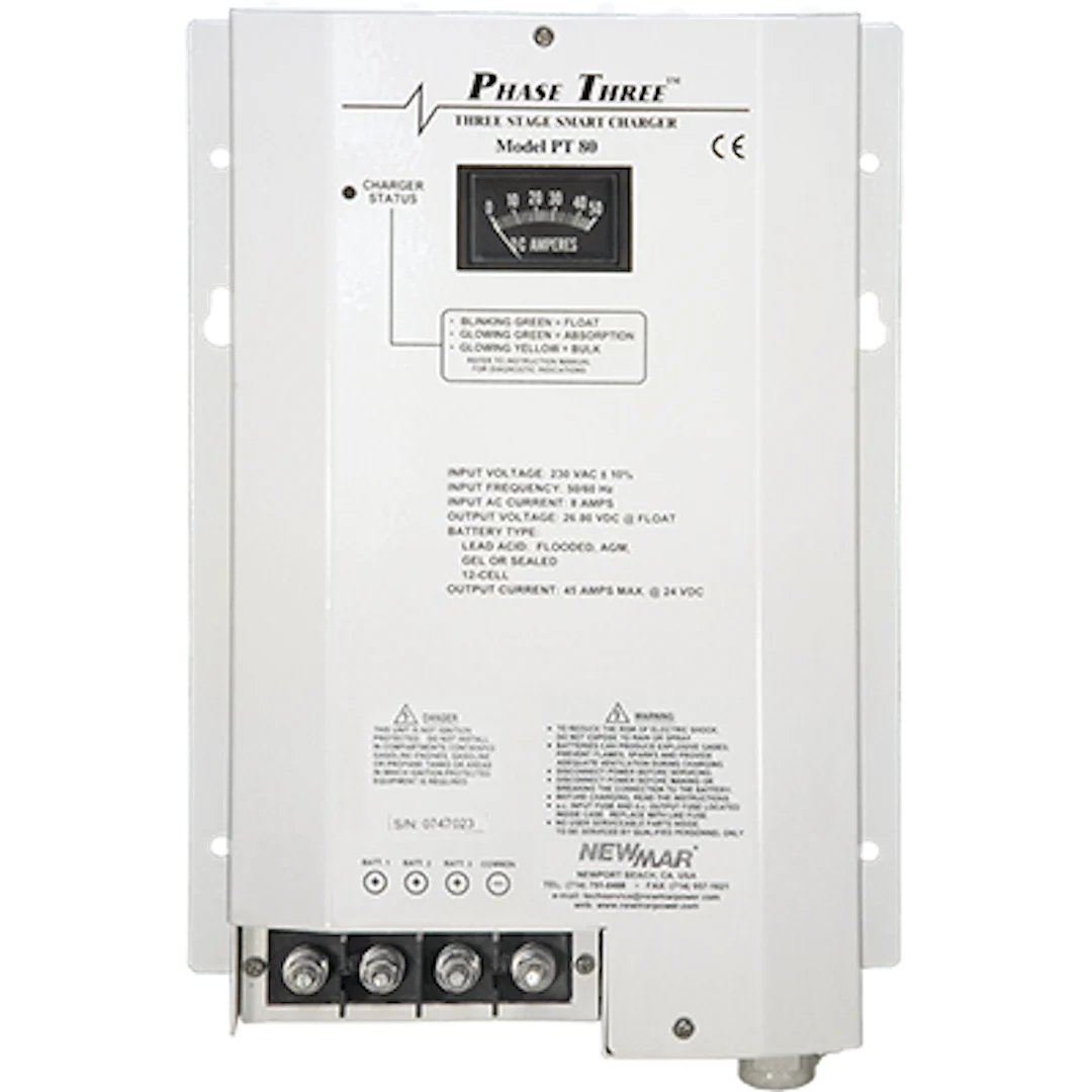 Newmar Batt Chgr Phase 3 12V 80A 3 Bank – Marine Electrical Replacement Part