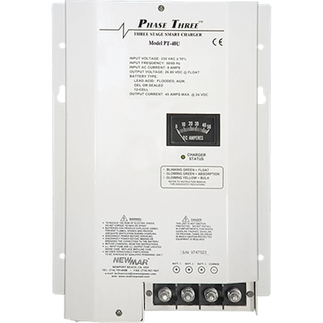 Newmar Batt Chgr Phase 3 12V 40A 3 Bank – Marine Electrical Replacement Part
