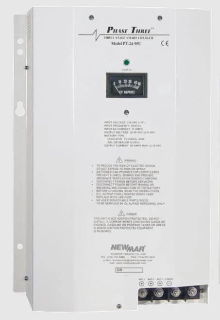 Newmar Batt Chgr Phase 3 24V 95A 3 Bank – Marine Electrical Replacement Part