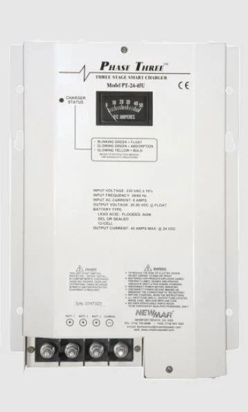 Newmar Batt Chgr Phase 3 24V 45A 3 Bank – Marine Electrical Replacement Part