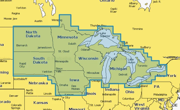 Navionics U.S. North – Marine Boat Replacement Part