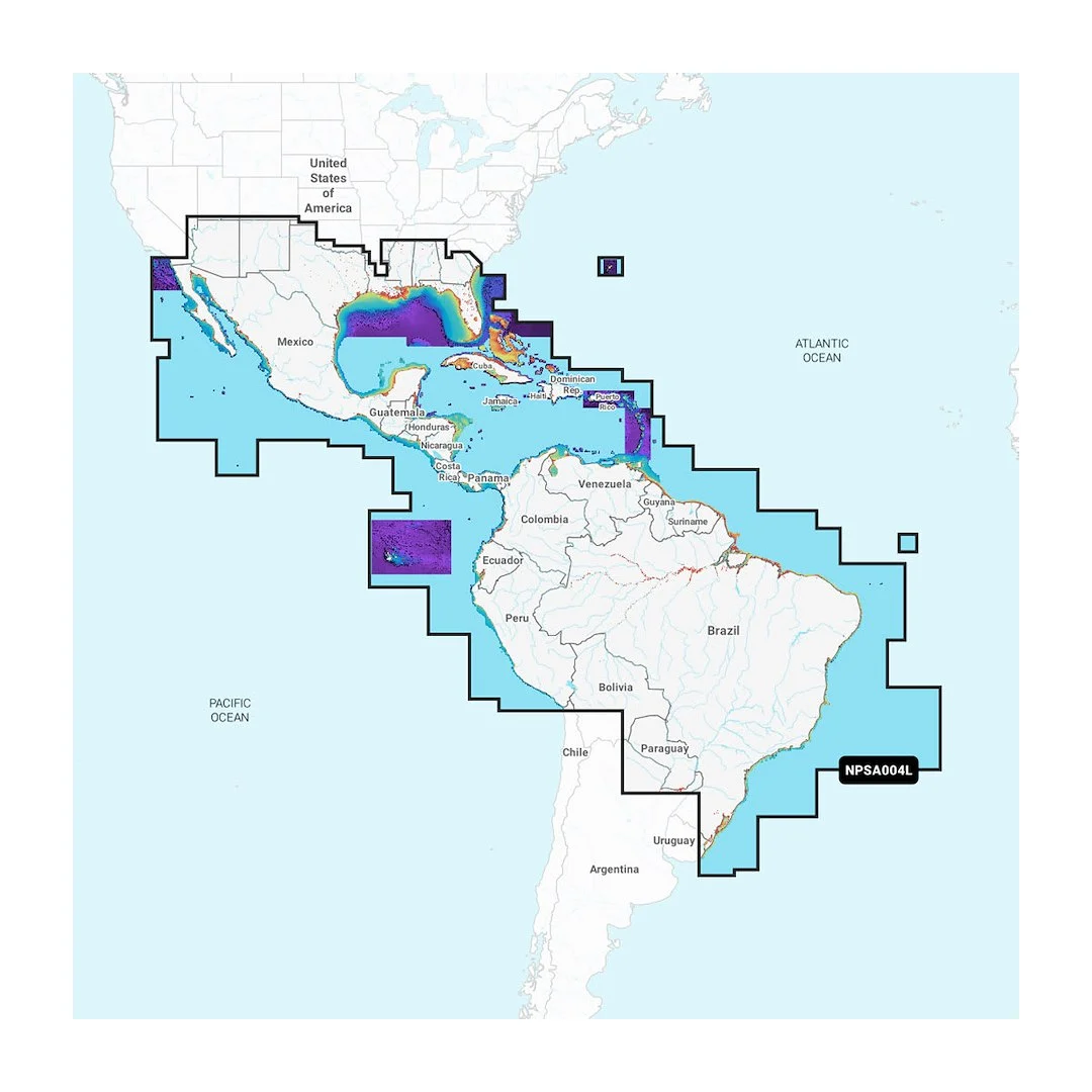 Navionics Sa004L Mexico Caribbean To Brazil – Marine Boat Replacement Part