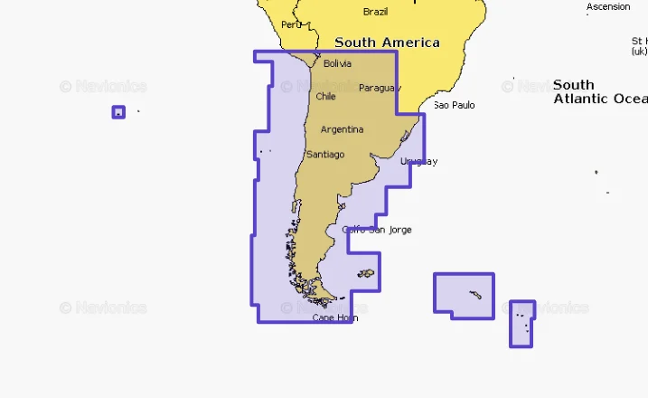 Navionics Chile Argentina & Easter Isl. – Marine Boat Replacement Part