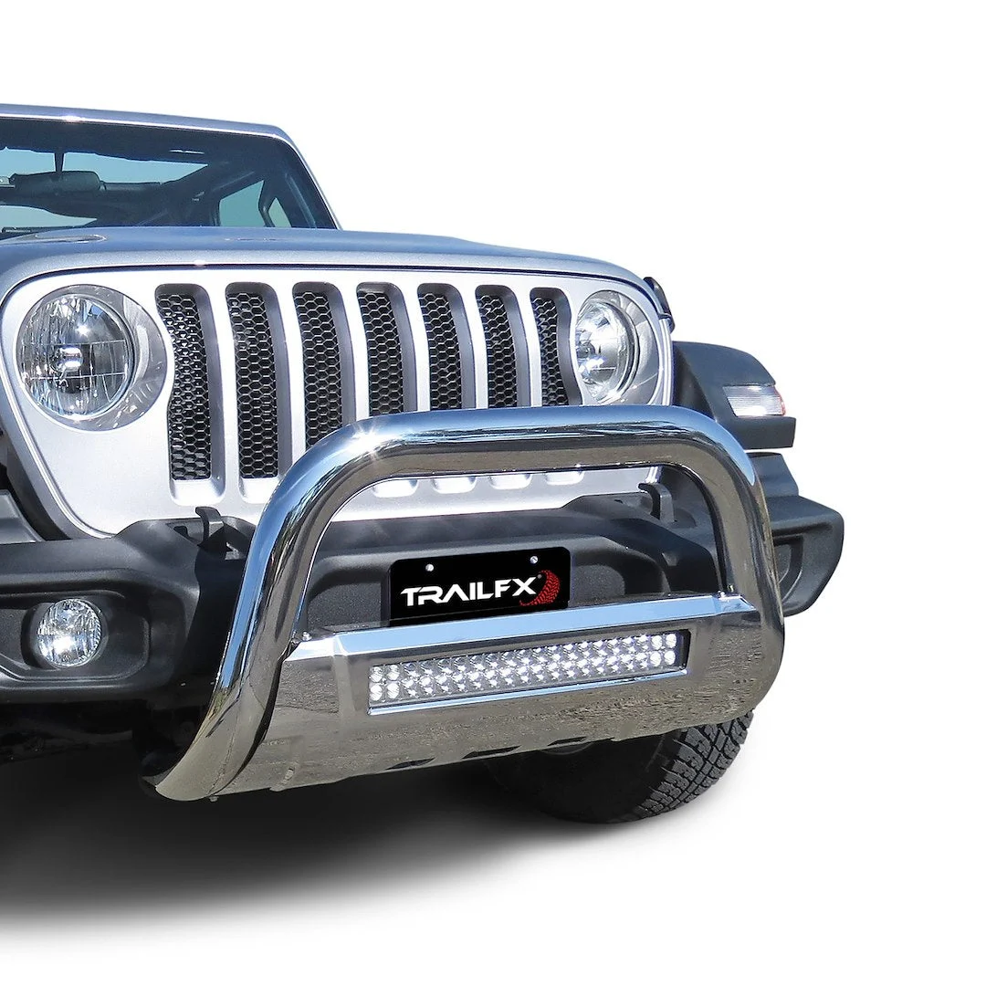 Trailfx 3.5' Oval Bull Bar W. Light Op Pss – Marine Boat Replacement Part