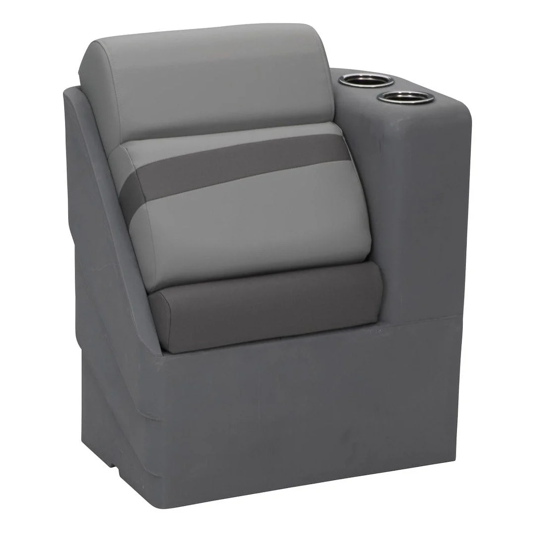 Taylor Made 17' Rgt Chaise Charcoal – Marine Boat Replacement Part