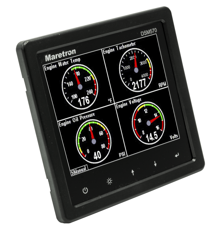 Maretron 5.7'High Bright Color Display Black – Marine Boat Replacement Part
