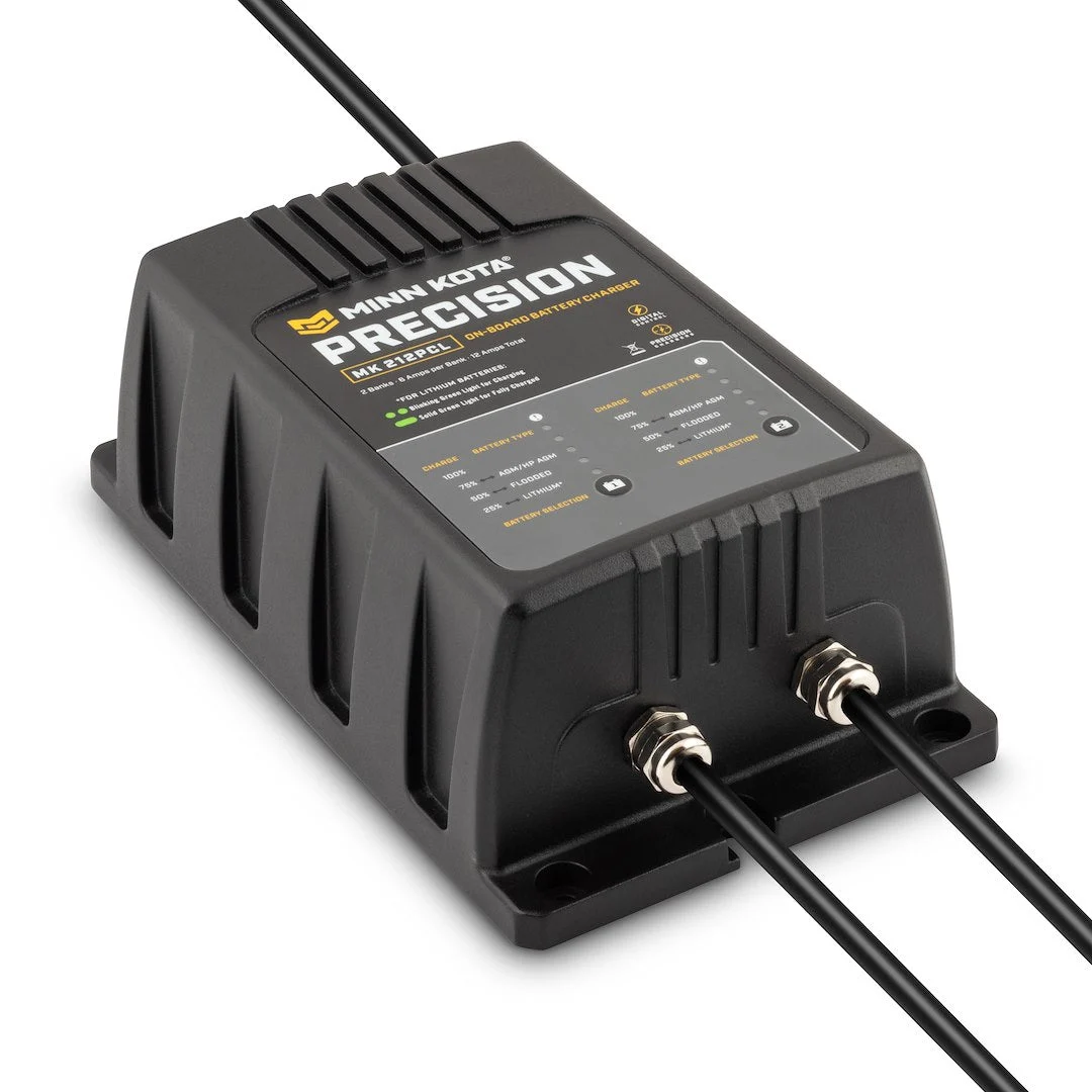Minn Kota Battchgr Mk 212Pcl 12V 6 Amp/2 Bank – Marine Electrical Replacement Part
