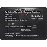 Mti Industry Mini Lp/Co Alarm Surf Blk – Marine Electrical Replacement Part