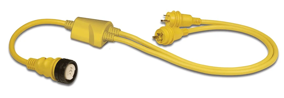 Marinco Reverse Y (2)30A Male To 50A Female – Marine Electrical Replacement Part