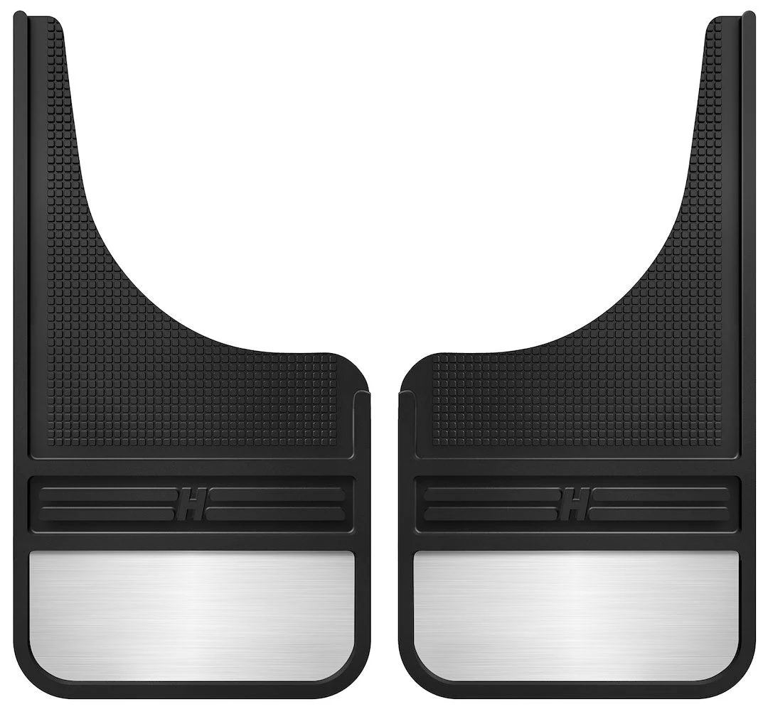Huskyliner Rubber Frt Mud Flaps-12' W/Weight – Marine Boat Replacement Part