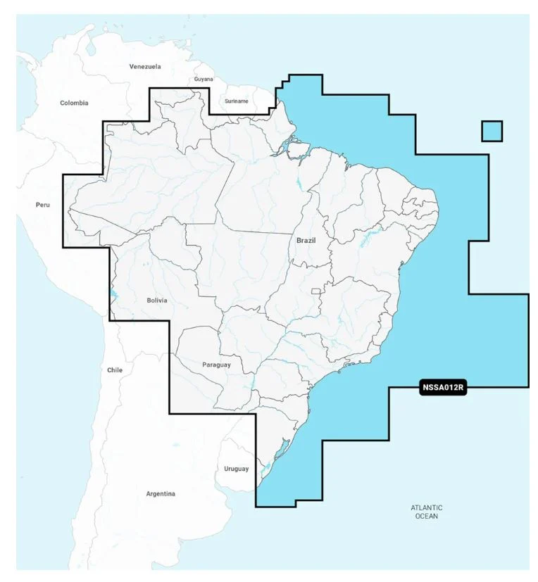 Garmin Carto Brazil Inland And Coastal Garmin – Marine Boat Replacement Part