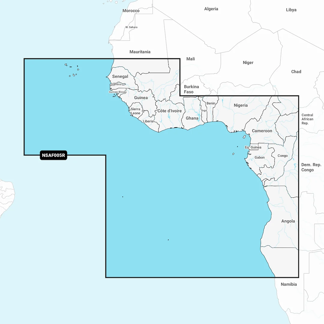 Garmin Carto Africa West Garmin Navionics+ – Marine Boat Replacement Part