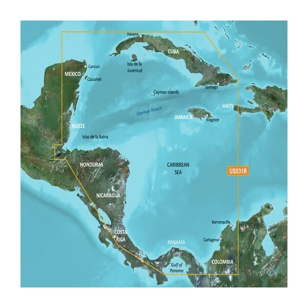 Garmin Carto G3V Vus031R - Southwest Caribbean – Marine Boat Replacement Part