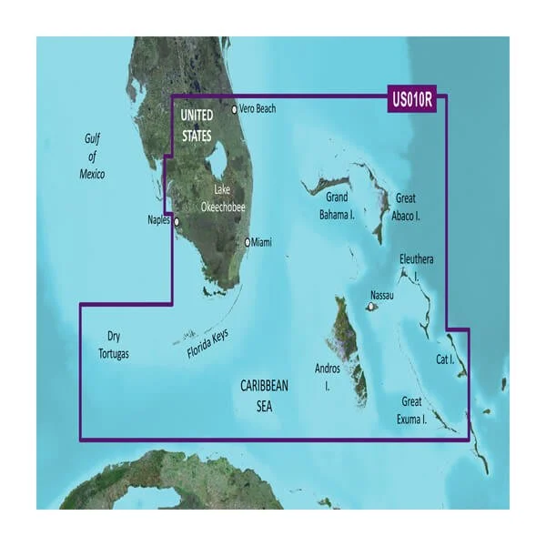 Garmin Carto G3V Vus010R - Southeast Florida – Marine Boat Replacement Part