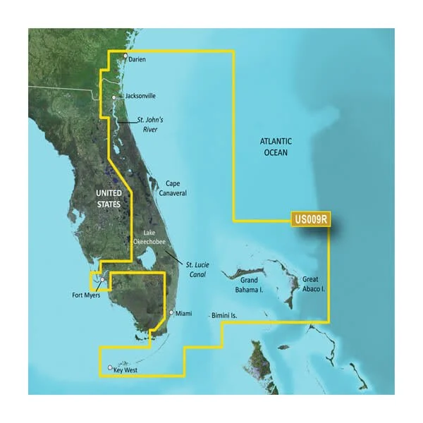 Garmin Carto G3V Vus009R - Jacksonville To Key W – Marine Boat Replacement Part