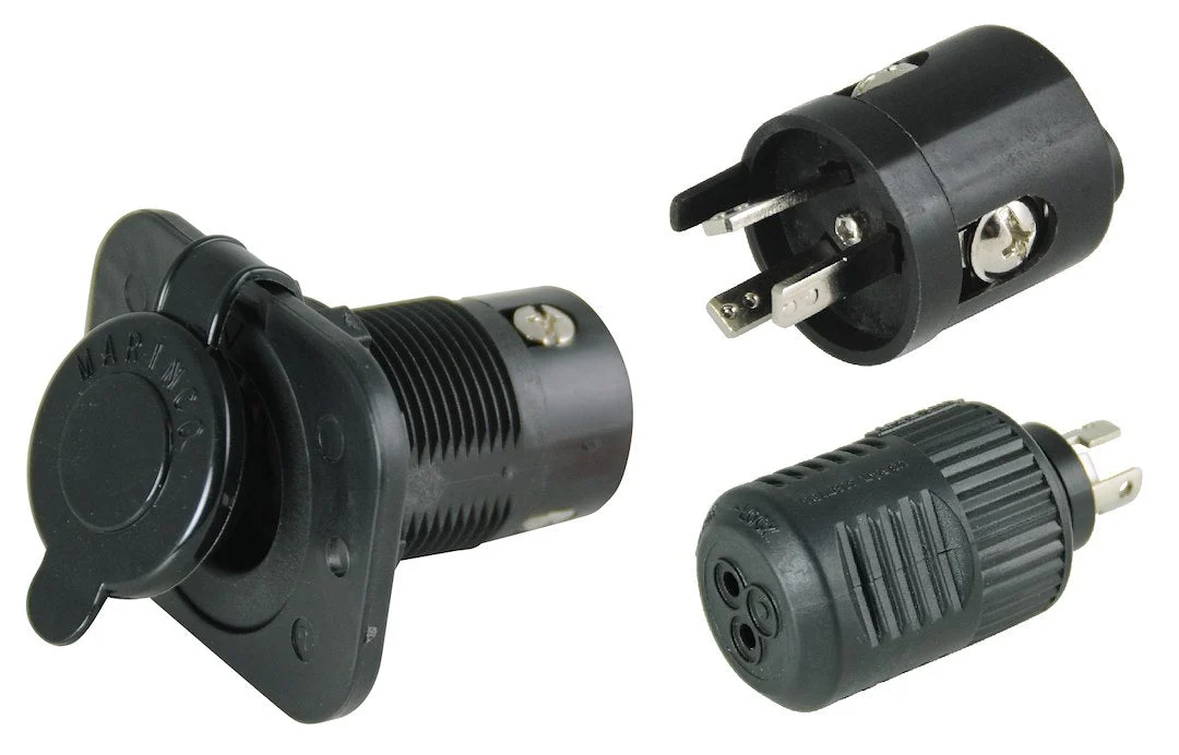 Marinco 3 Wire Connectpro Receptacle With 6 – Marine Boat Replacement Part
