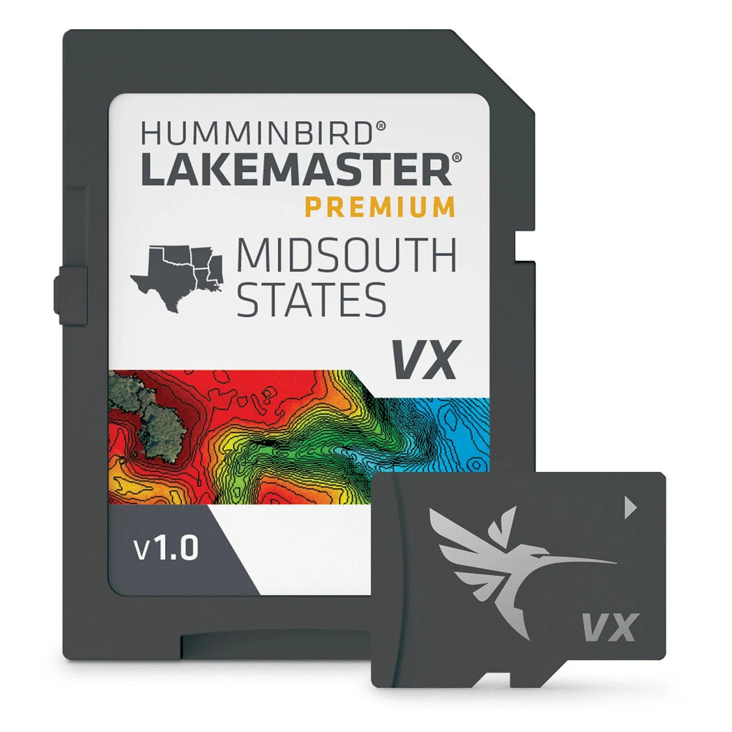 Humminbird Vx- Premium Midsouth States – Marine Boat Replacement Part