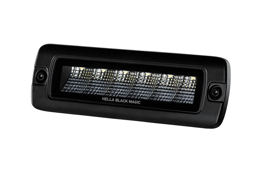 Hella Black Series 6LED Minibar Flood - F – Marine Boat Replacement Part