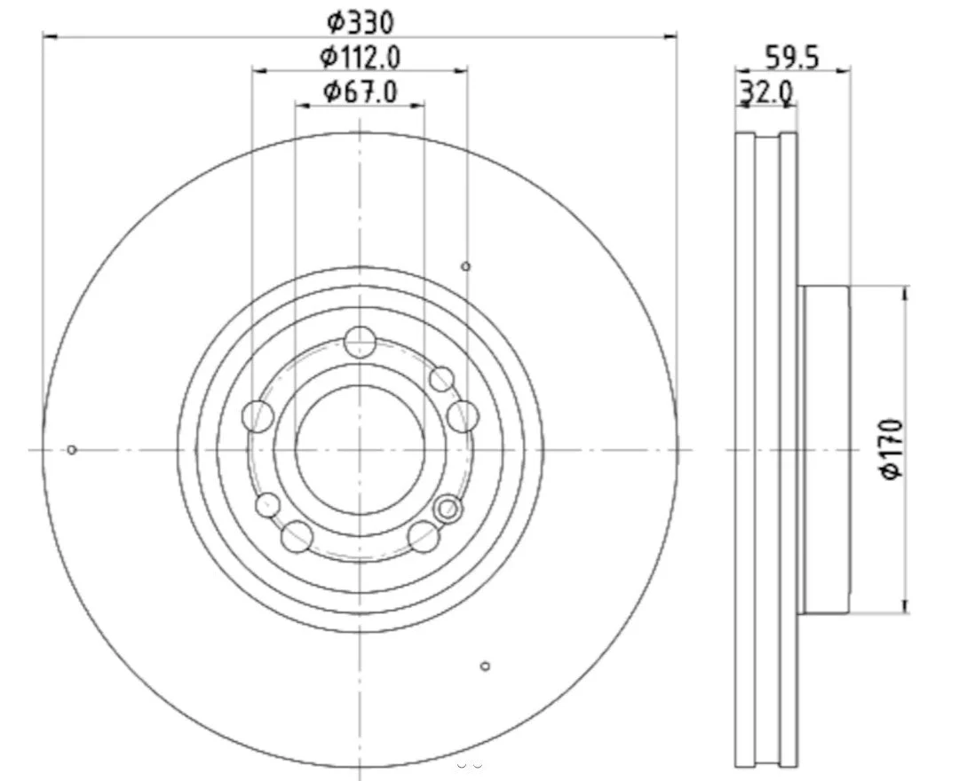 Hella Brake Disc – Marine HVAC Replacement Part
