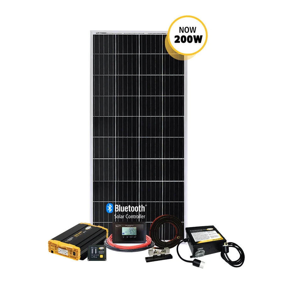 Go Power Weekender Isw: 200 Watt Solar Kit – Marine Electrical Replacement Part