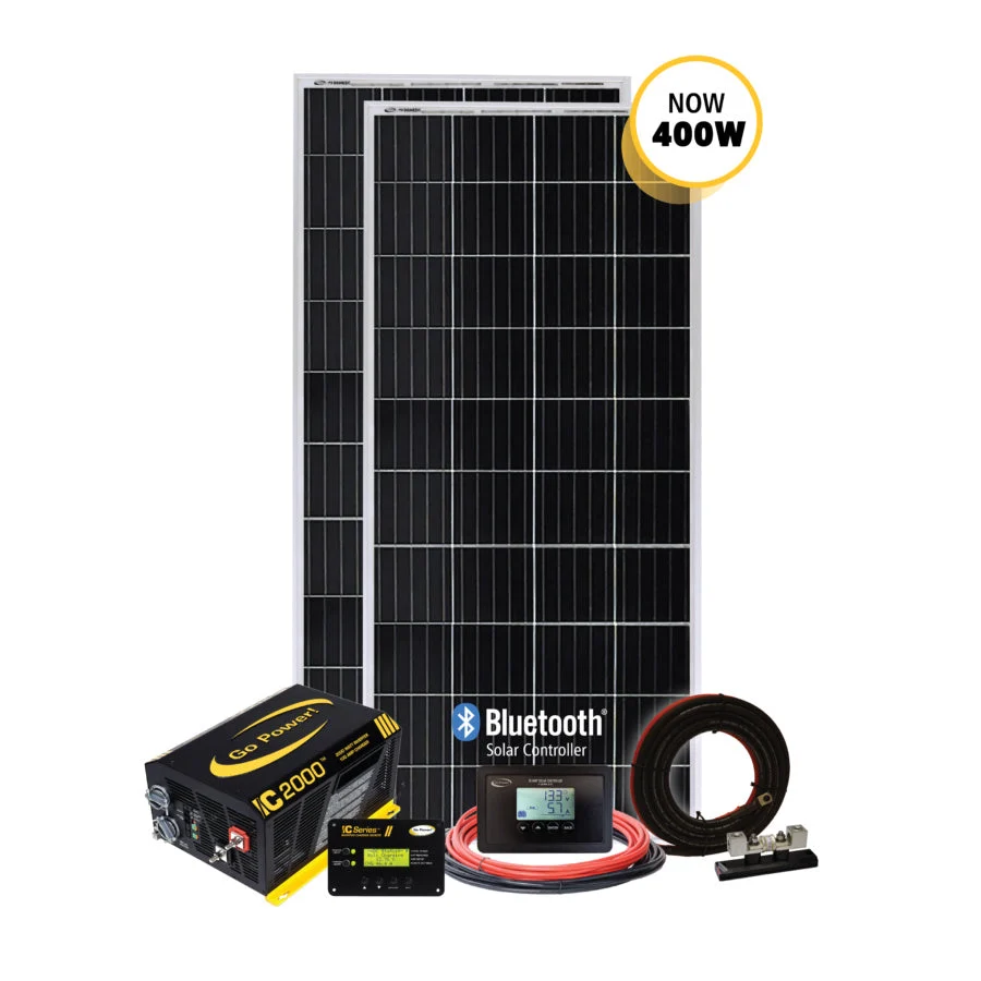 Go Power Solar-Elite: 400 Watt Solar Kit & I – Marine Electrical Replacement Part